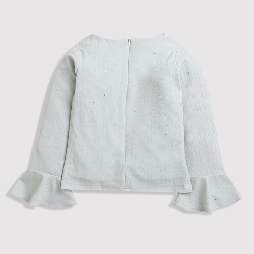 White Lace Full Sleeve Top TG6043