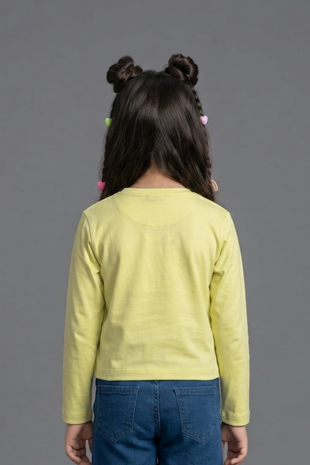 Lime Green Graphic Sweatshirt TG6049