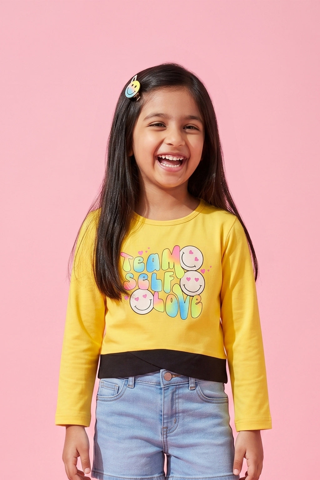 Mustard Yellow Graphic Sweatshirt TG6049