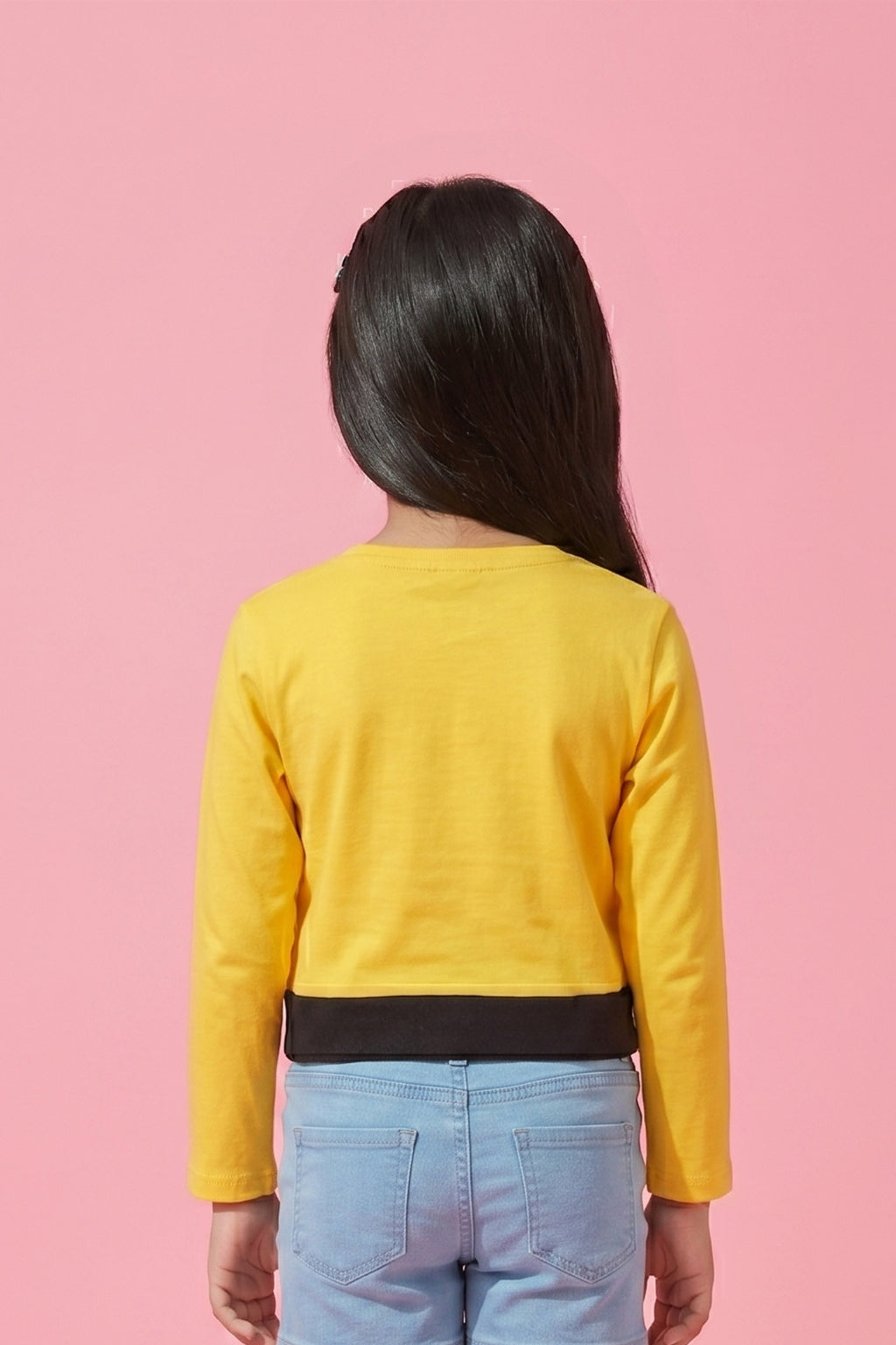 Mustard Yellow Graphic Sweatshirt TG6049