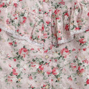 Tiny Girl Blush Bloom Ruffle Collar Pink Top