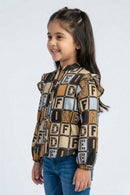 Fawn Geometric Print Shirt Top TG6072