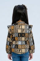 Fawn Geometric Print Shirt Top TG6072
