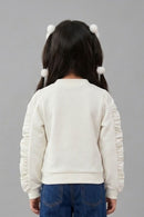 White “Let’s Go Girls” Graphic Sweatshirt TG6091