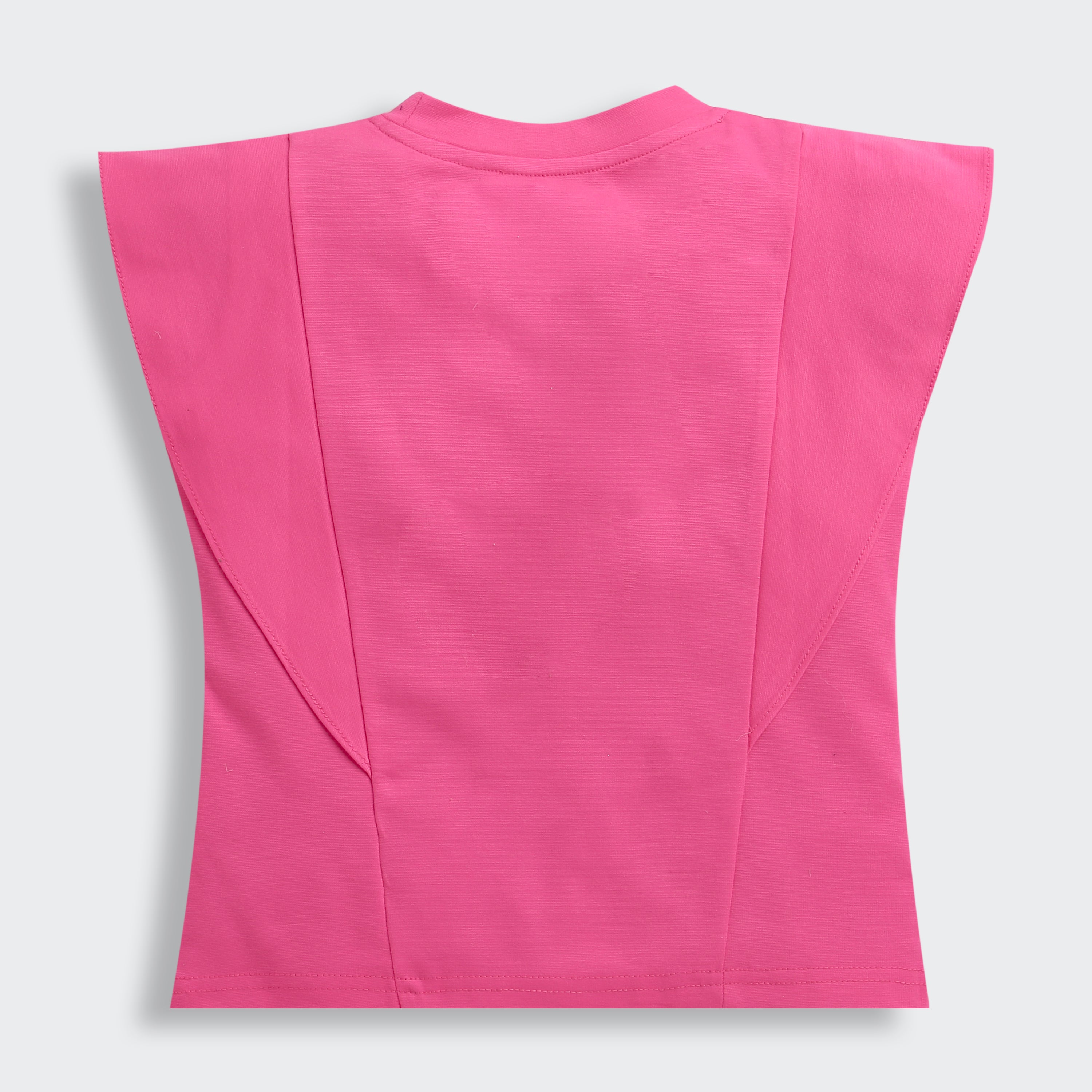 Hot Pink Floral Statement Top TG6152