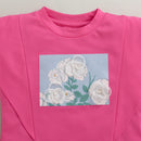 Hot Pink Floral Statement Top TG6152