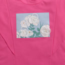 Hot Pink Floral Statement Top TG6152