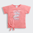 Peach “Little Step” Printed T-Shirt TG6158