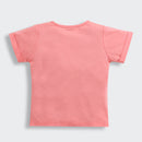 Peach “Little Step” Printed T-Shirt TG6158