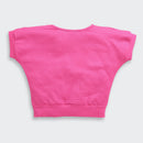Hot Pink Butterfly Textured Top TG6171