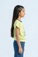 Pistachio Garden Graphic Top TG6189