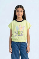 Pistachio Garden Graphic Top TG6189