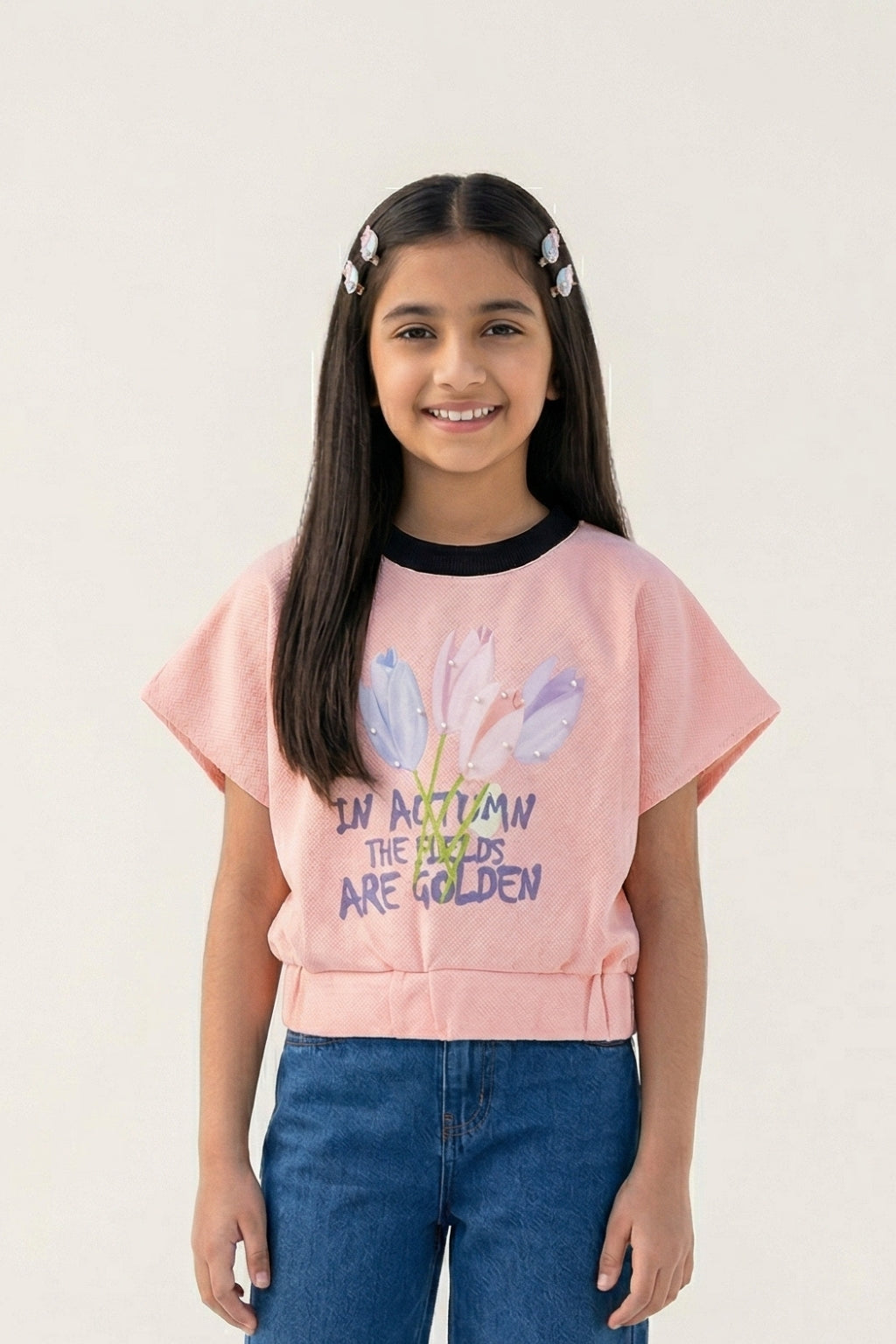 Blush Garden Graphic Top TG6189