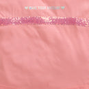 Peach Cotton T-Shirt with Sequin Stripe TG6202