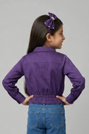 Violet Satin Shirt TG6247