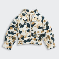 Girls Printed Shirt with Front Tie Style