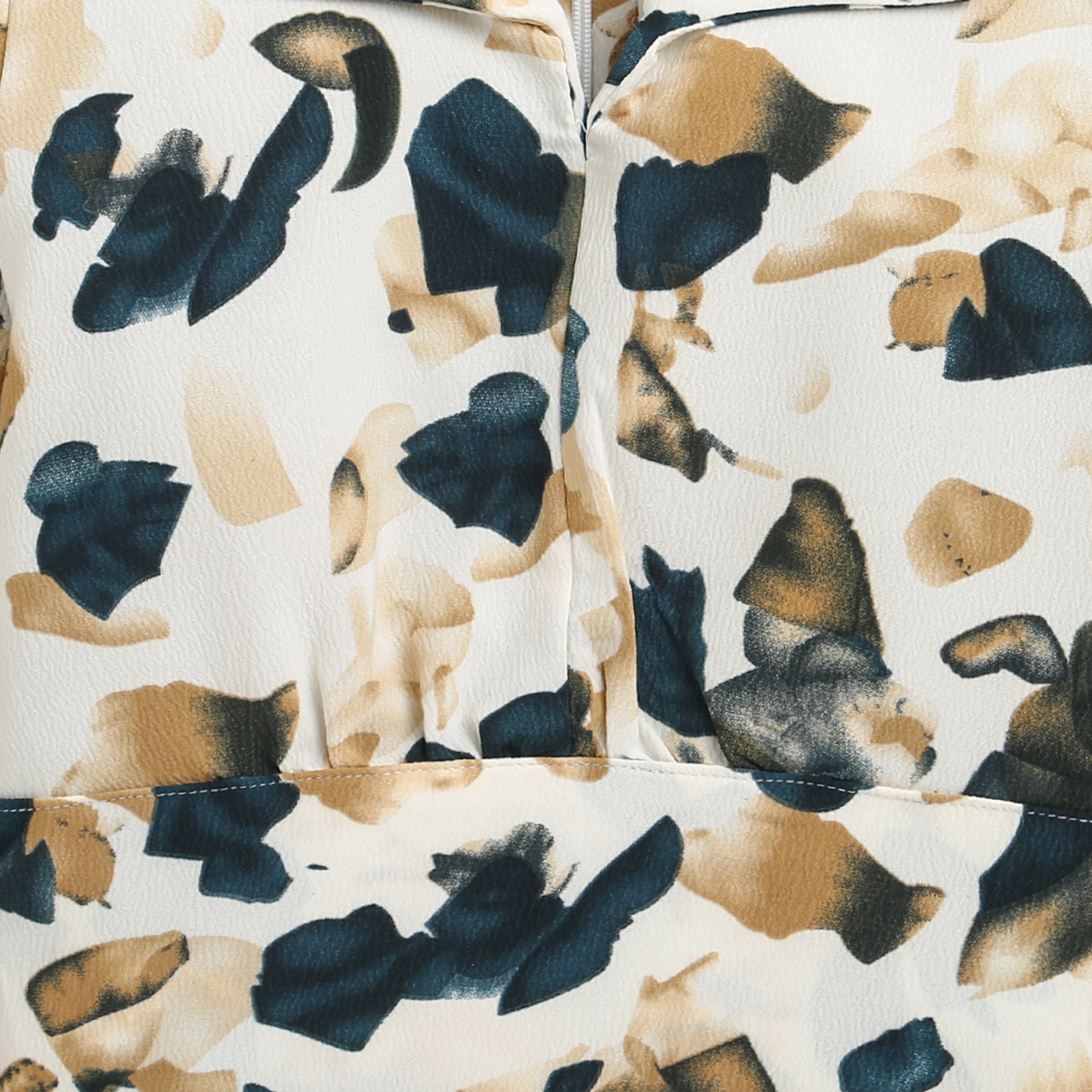 Girls Printed Shirt with Front Tie Style