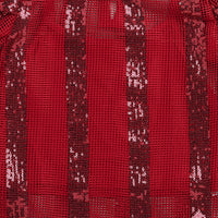 Girls Maroon Lace Puff Sleeve Top