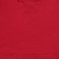 Girls Maroon Lace Puff Sleeve Top