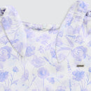 Partywear Lavender Floral Tie-Shoulder Top TG6343