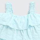 Sky Blue Layered Ruffle Dress TG6351