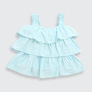 Sky Blue Layered Ruffle Dress TG6351