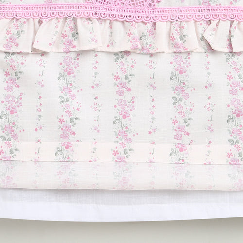 Pink Elegant Lace Floral Top TG6355