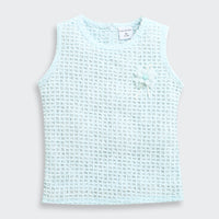 Light Blue Textured Top TG6367
