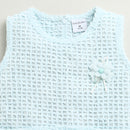 Light Blue Textured Top TG6367
