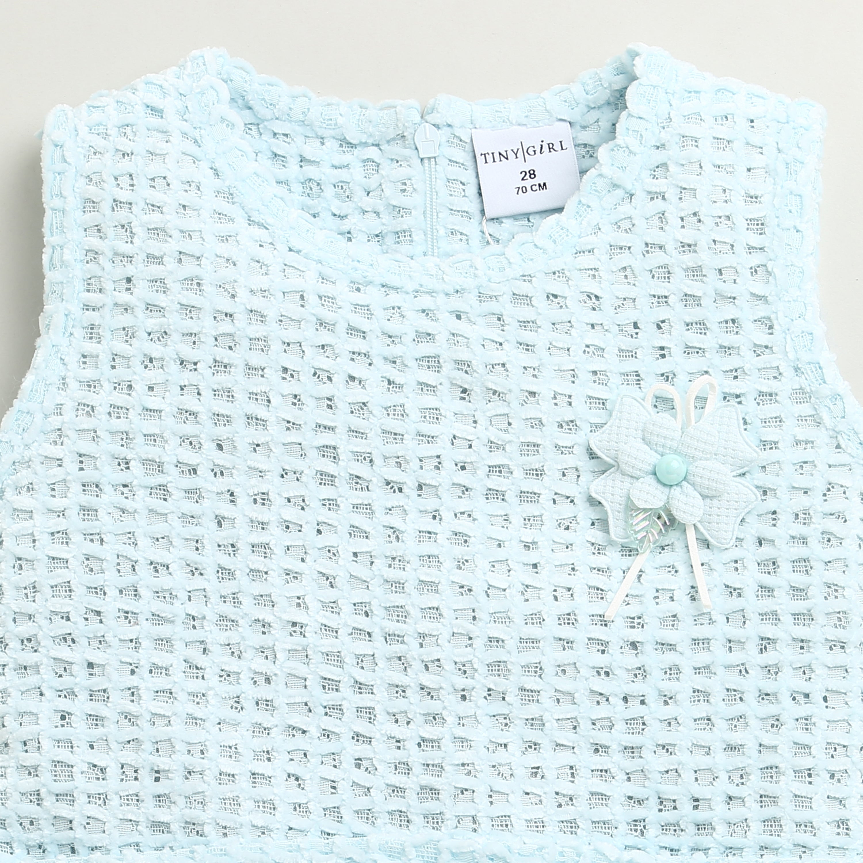 Light Blue Textured Top TG6367