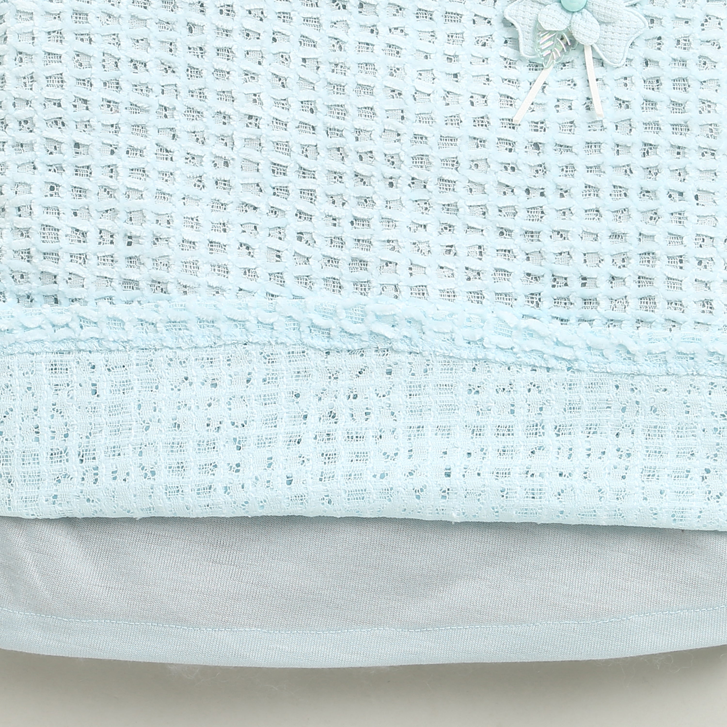 Light Blue Textured Top TG6367