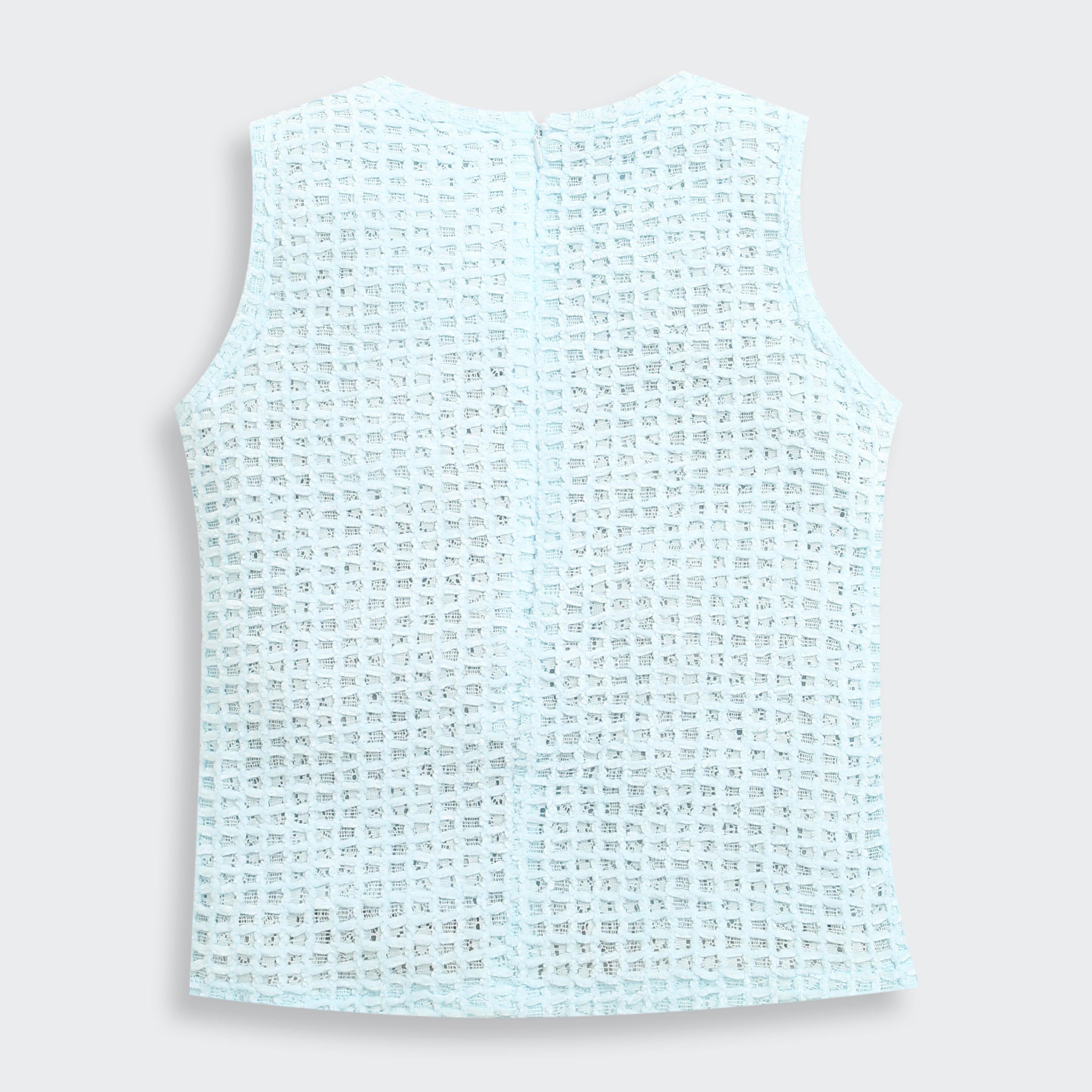 Light Blue Textured Top TG6367
