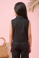 Black Vest Top TG6414
