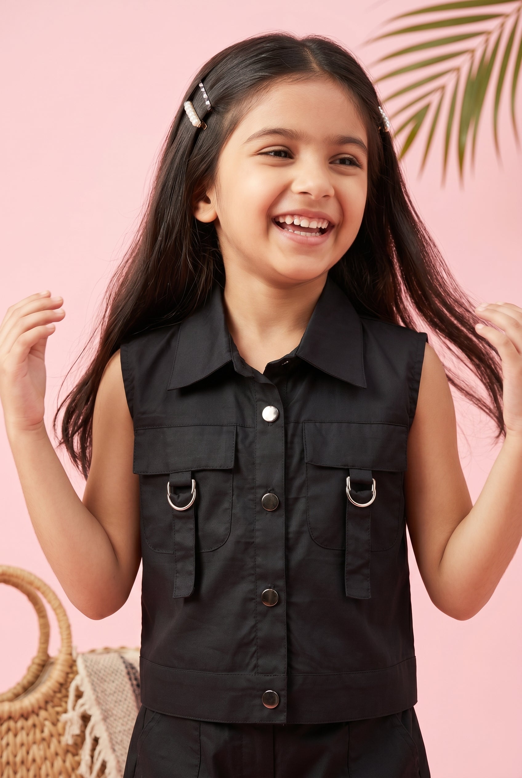 Black Vest Top TG6414