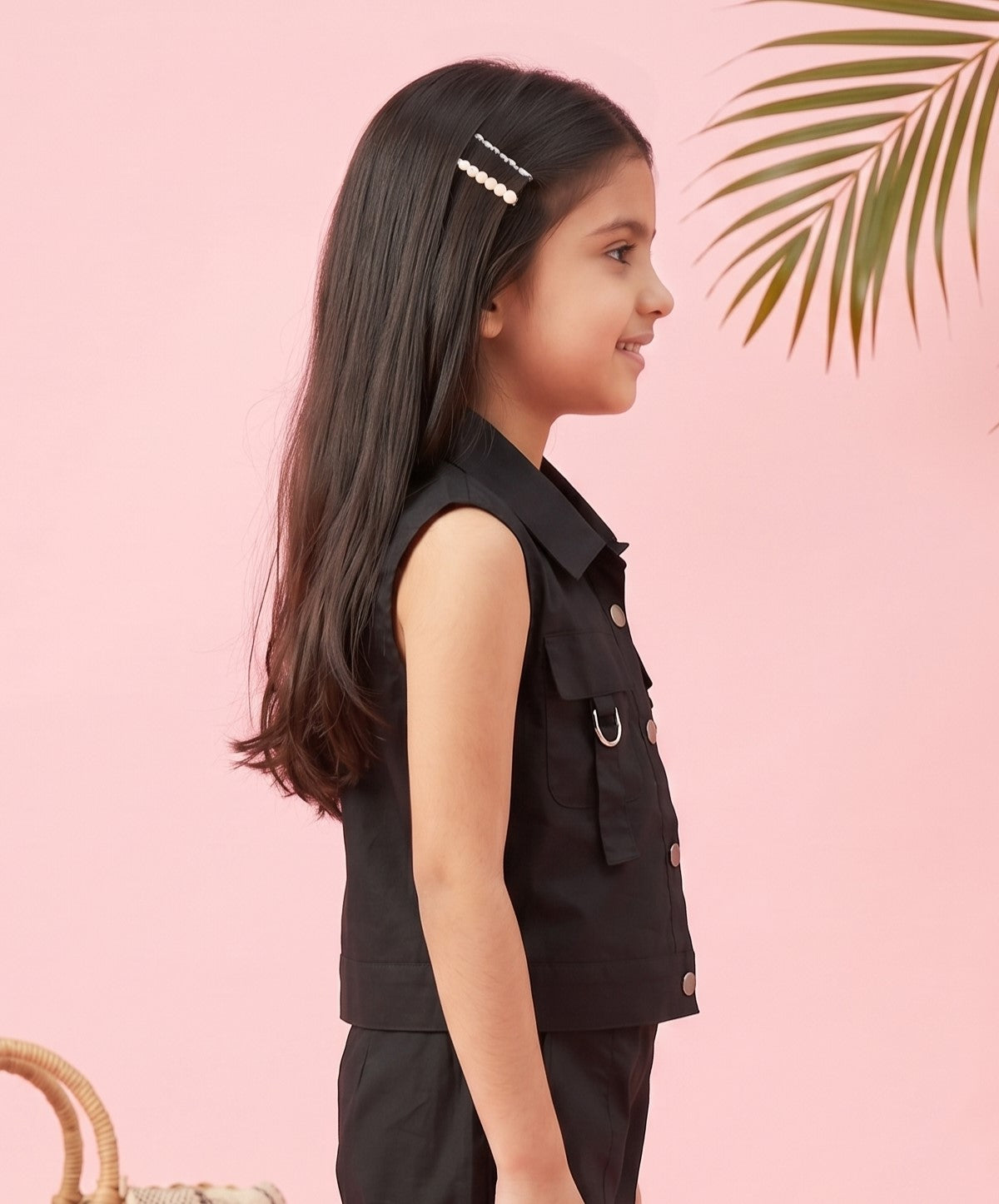 Black Vest Top TG6414