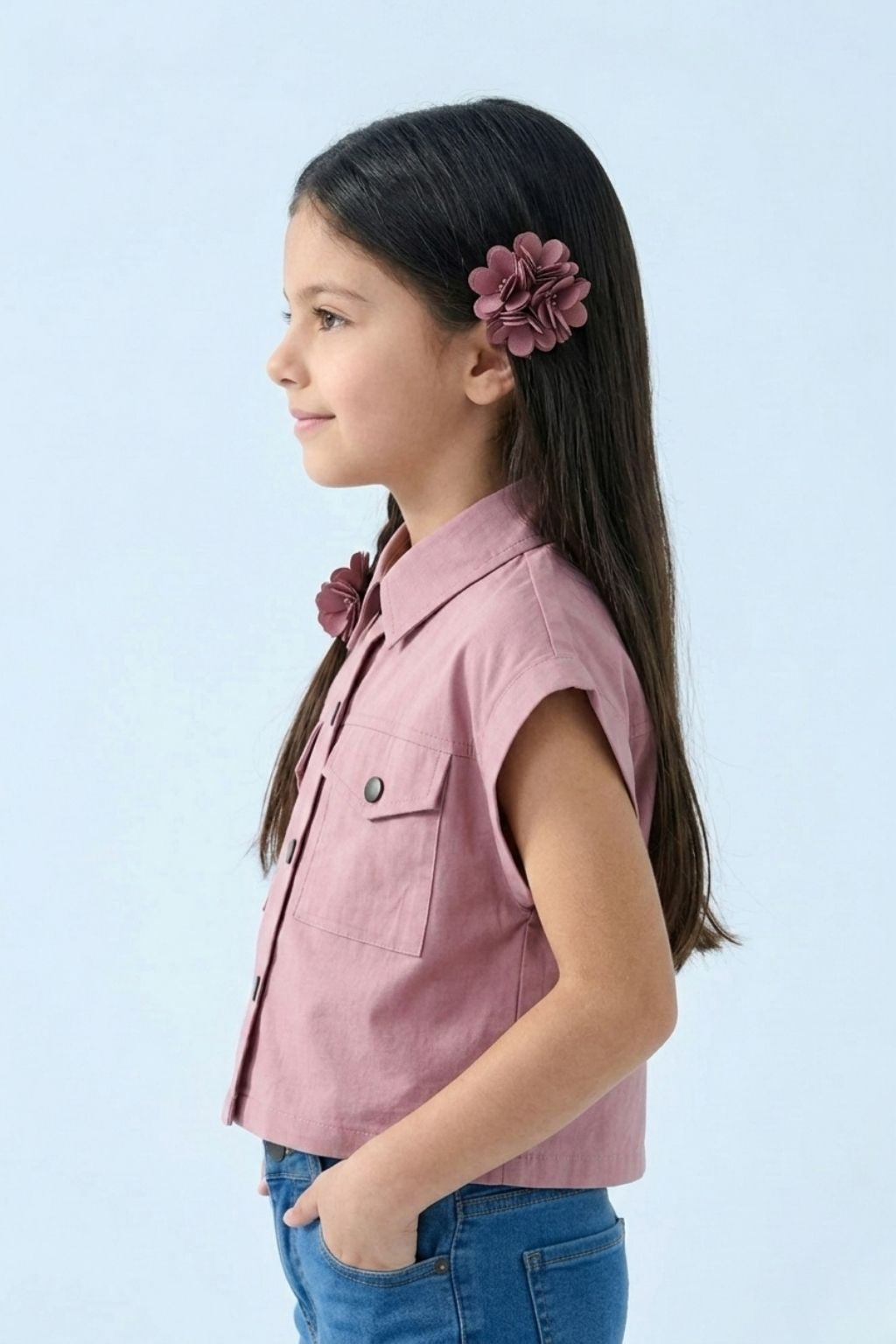 Onion Pink Shirt Top Cotton Wear TG6415