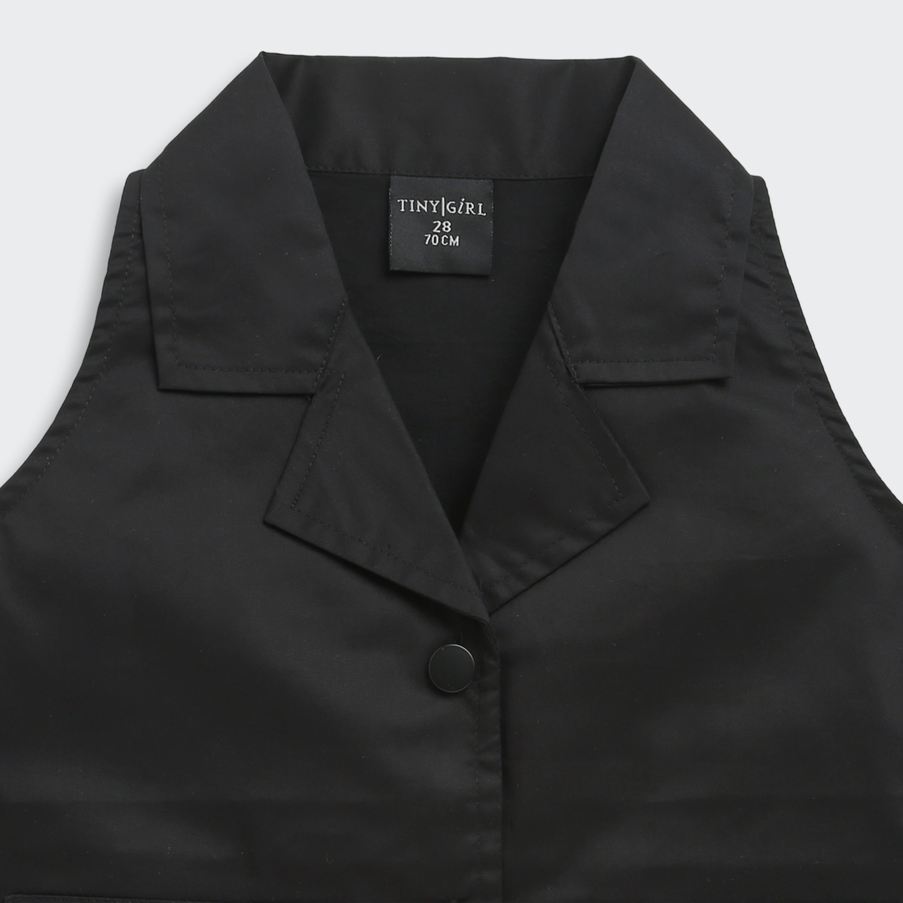 Tiny Girl Black Sleeveless Top