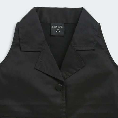 Black Sleeveless Top TG6416