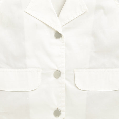 White Tailored Waistcoat Top TG6416