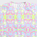 Multicolor Retro Print Crop Top TG6419