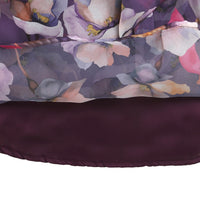 Tiny Girl Purple Floral Sheer Organza Top for Girls