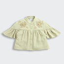 Sage Green Embroidered Top TG6521