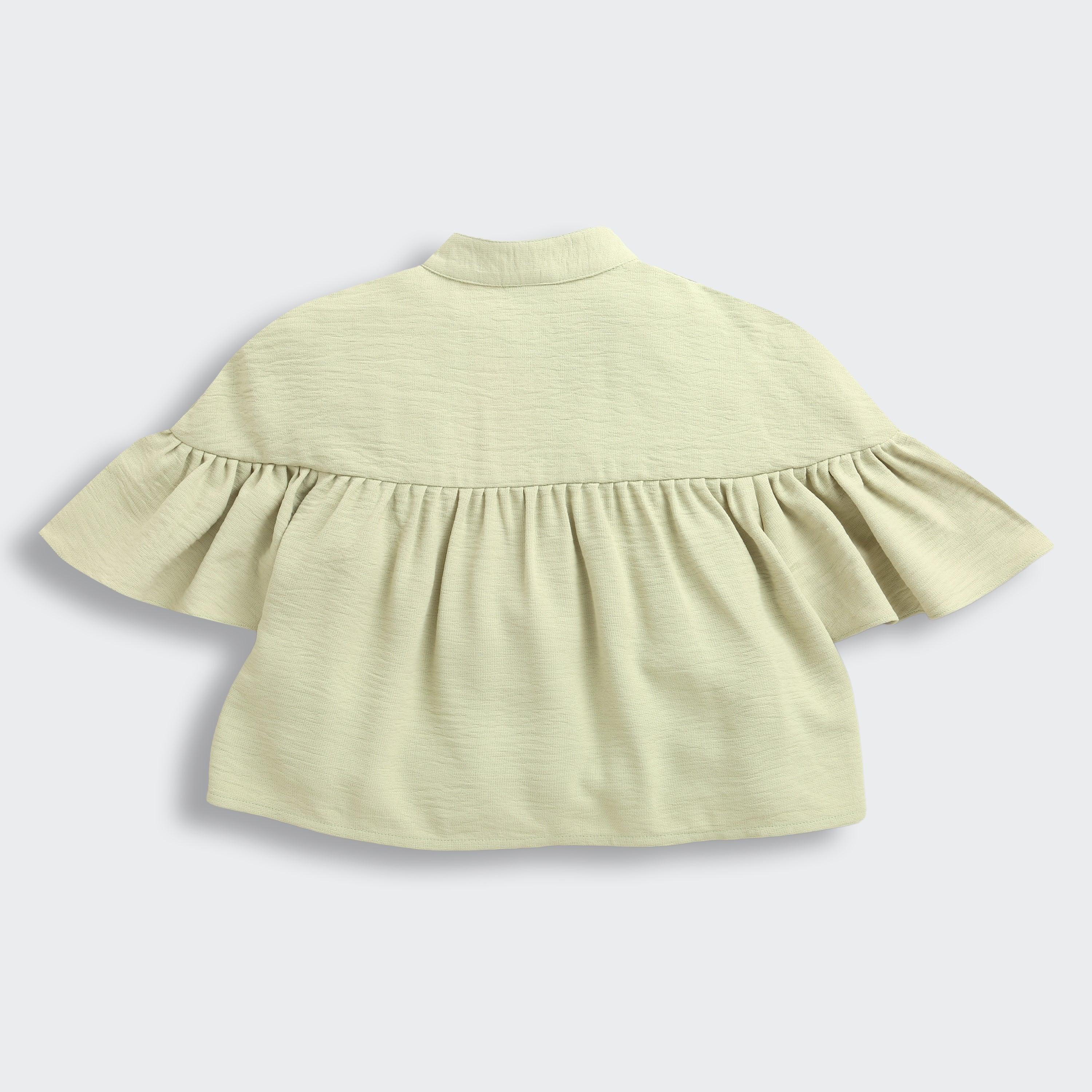 Sage Green Embroidered Top TG6521