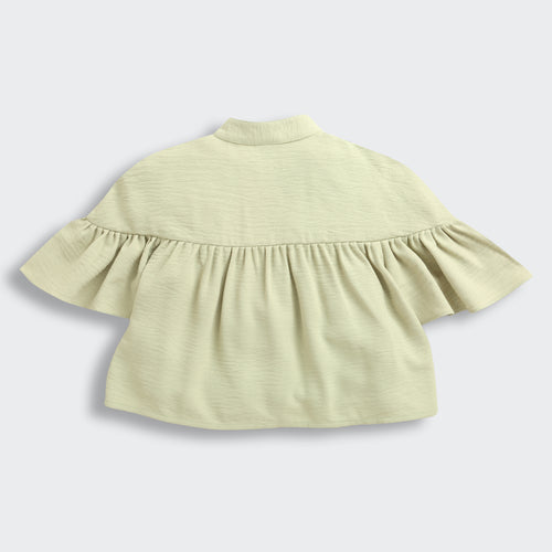 Sage Green Embroidered Top TG6521
