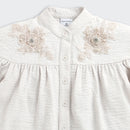 Off-White Embroidered Top TG6521