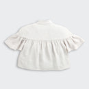 Off-White Embroidered Top TG6521