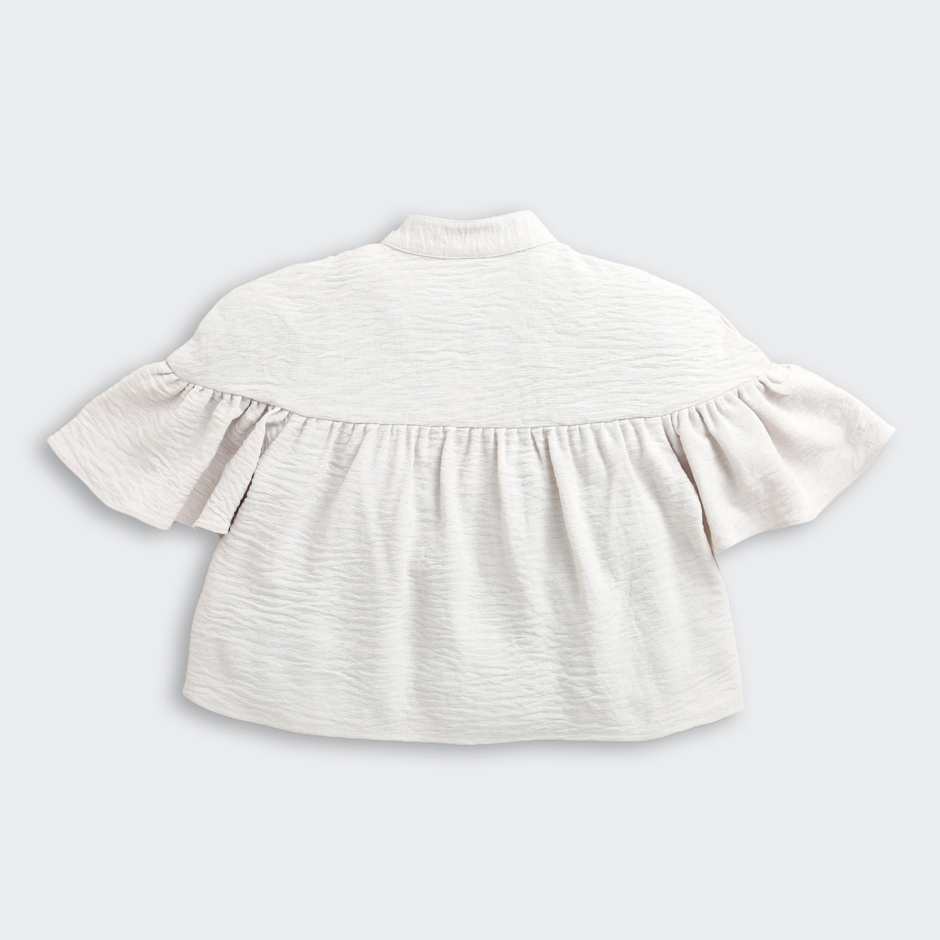 Off-White Embroidered Top TG6521