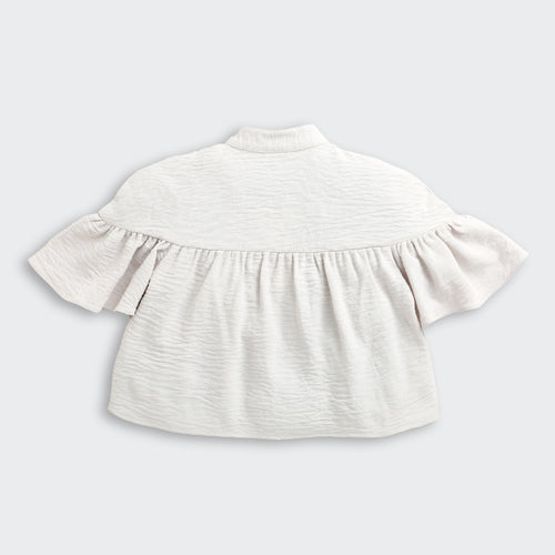 Off-White Embroidered Top TG6521