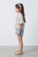 Off-White Embroidered Top TG6521