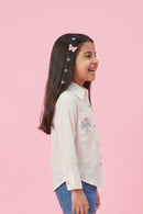 Off-White Embroidered Shirt TG6527